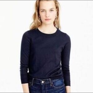 𝅺j Crew Factory 3/4 Sleeve Pink Sweater Size XS